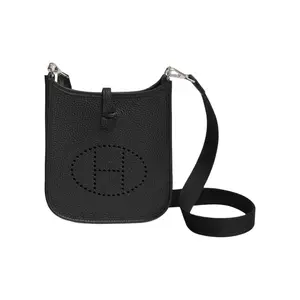 Pre-owned HERMÈS leather Crossbody Bags HERMES Evelyne 16 Amazone Taurillon Clemence Crossbody Shoulder Bag