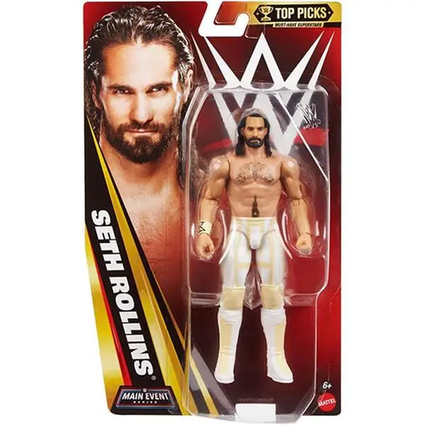 Mattel - WWE Top Picks [Main Event Series] Posable Action Figure - SETH ROLLINS (6 inch)