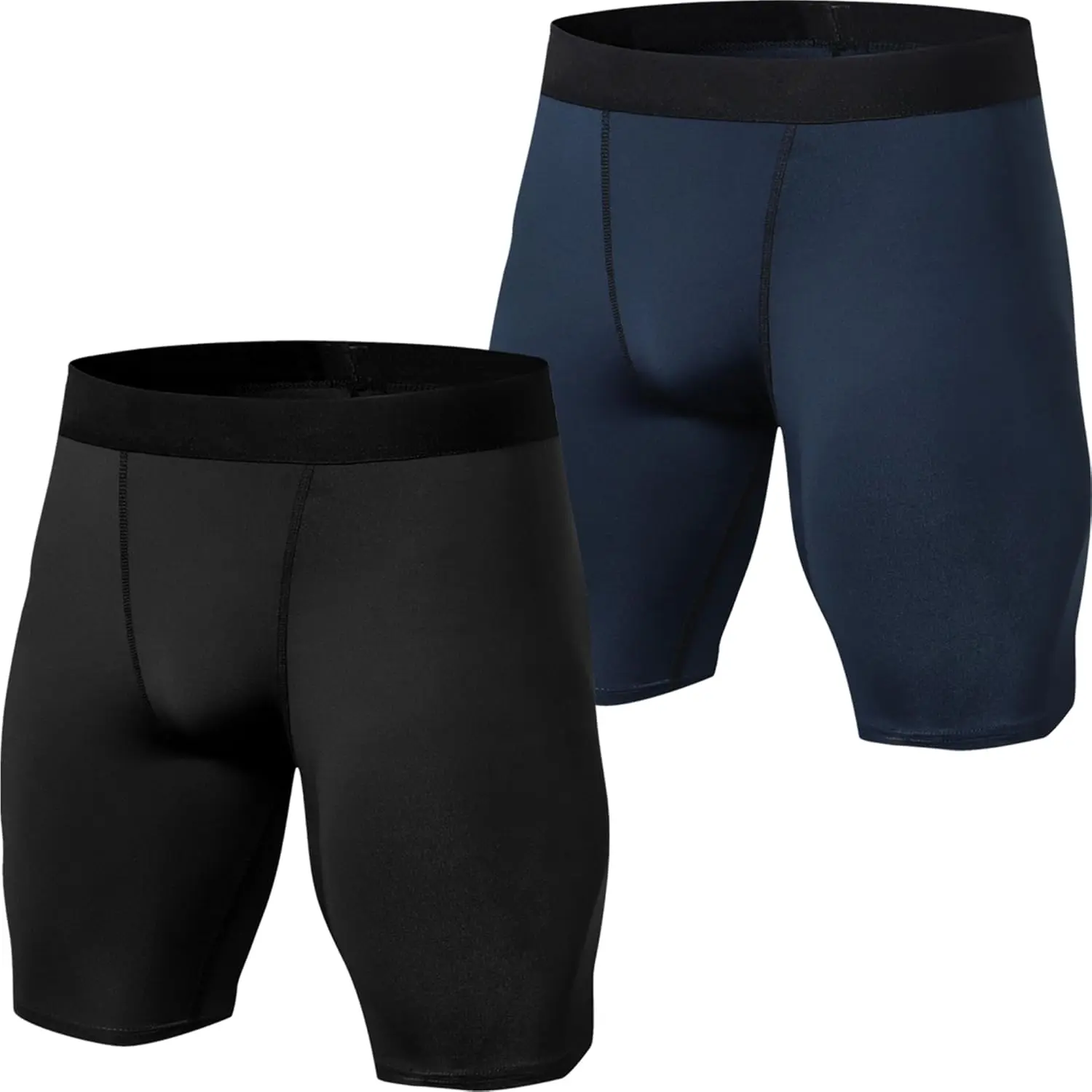HovSiyla Men Compression Shorts Sports Workout Running Athletic Performance Baselayer Spandex Underwear Boxer Briefs