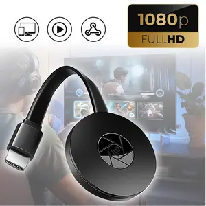 Wireless Screen Casting Dongle 1080P Full HD, Plug and Play 2.4G WiFi Connection, Universal Compatibility for iOS Android Desktop Monitor