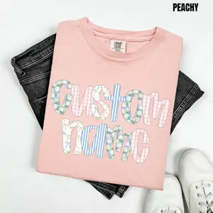 Proper Pastel Custom Name Comfort Colors T-Shirt 'NLB'