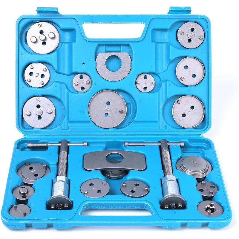 22pc Disc Brake Caliper Compression Tool Professional Piston Compressor ...