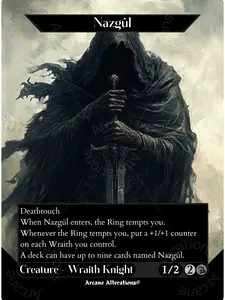 Nazgul - Full Art Altered Art Custom Proxy Card