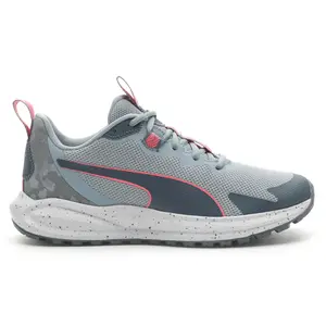 PUMA Womens Twitch Runner Lace Up Running Sneakers Athletic Shoes - White