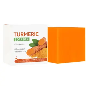 SRBBYHNW Turmeric Soap for Hyperpigmentation - with Glutathione, Collagen & Vitamin C - Natural Soap Bars with Turmeric