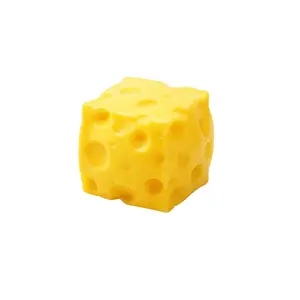 2026 Extra Large Cheese Squeeze Squishy Stress Ball - Rare, Non-Toxic, Safe, Durable Fruity Fidget Toy for Stress Relief, Sensory Play (Ages 3+)