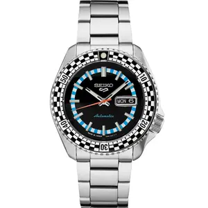 SRPK67 Seiko 5 Sports Black Dial Steel Men's Watch