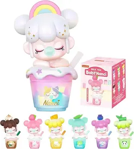Rolife Nanci Blind Box-Milk Tea Series, 1PC Random Action Figure Box, Popular Collectible Toy Cute Action Figure, Creative Gifts for Birthday/Christmas Holiday