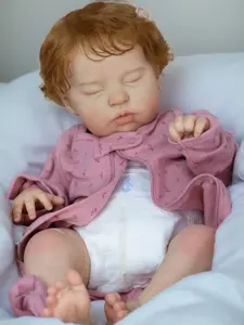 Lovely Real Life Reborn Baby Doll 19 inch 48 cm Vinyl Baby Doll Realistic Newborn Doll Posable Weighted Soft Body Baby Doll Toy for Ages 3+ gift idea