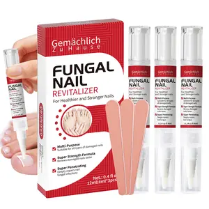 Toenail Fungus Treatment Extra Strength Nail Repair Pen, Repair Damaged Nails Yellow, Discolored, Thick and Ingrown Nails, Fungus Pen for Toenails and Fingernails with Tea Tree Oil, 3 Pens Cures Most Athlete’s Foot, Jock Itch, and Ringworm Antifungal Pen