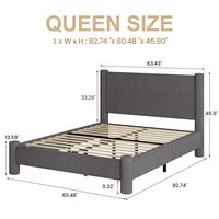Queen Size Dark Grey