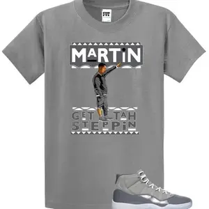 Fitz 4 kickz Shirt to match the Jd XI 11 Cool Grey