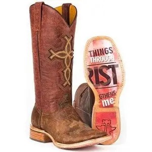 Women's Tin Haul I Believe Boots With 4:13 Sole Handcrafted Brown