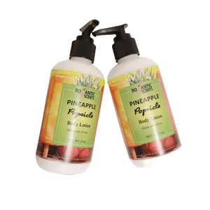 Pineapple Popsicle Shea Body Lotion Scented Skin Care Body Care Scent Plastic Shea Butter Moisturizing and Hydrating Comfort