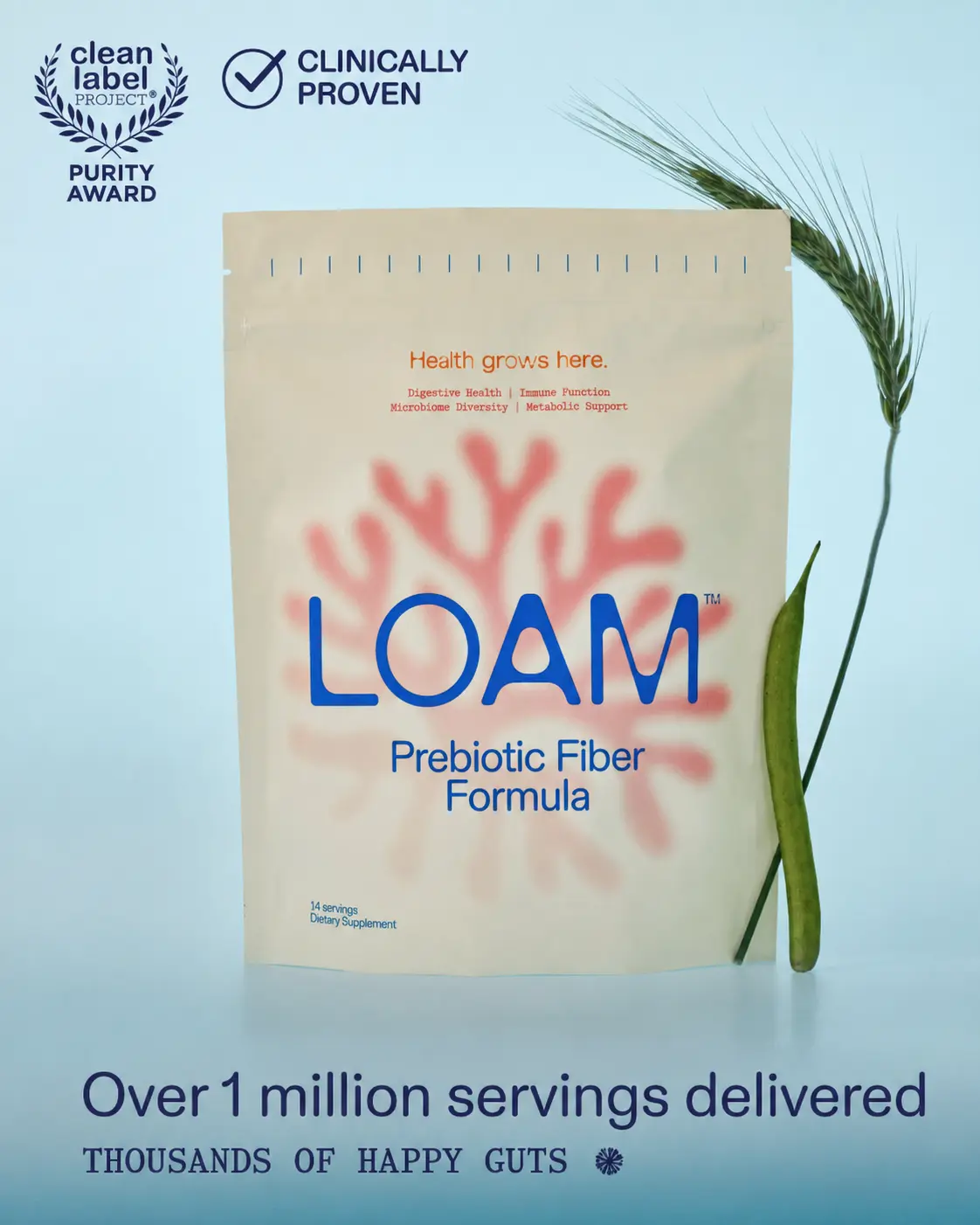 14 Ct. Stick Pack - LOAM Prebiotic Fiber Formula
