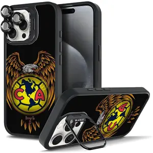 Bold CA Team Eagle Graphic Phone Case - Heavy Duty Bumper with For iphone 17/AIR 16 15 14 13 12 11 PRO PLUS MAX COOL Fashionable Tough Magnetic Durable Metal lens frame Film Bracket Stand Gift Full Protection Camera Holder Phone Cases Cover 11X-L0728