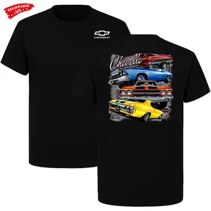 Chevelle SS Muscle Car Graphic T Shirt Classic American Ride Design for Chevy Lovers and Vintage Car Fans