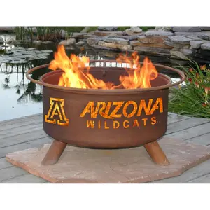 212 MAIN Arizona Patina Outdoor Fire Pit, Patio Fire Pit, Wood Burning Firepit