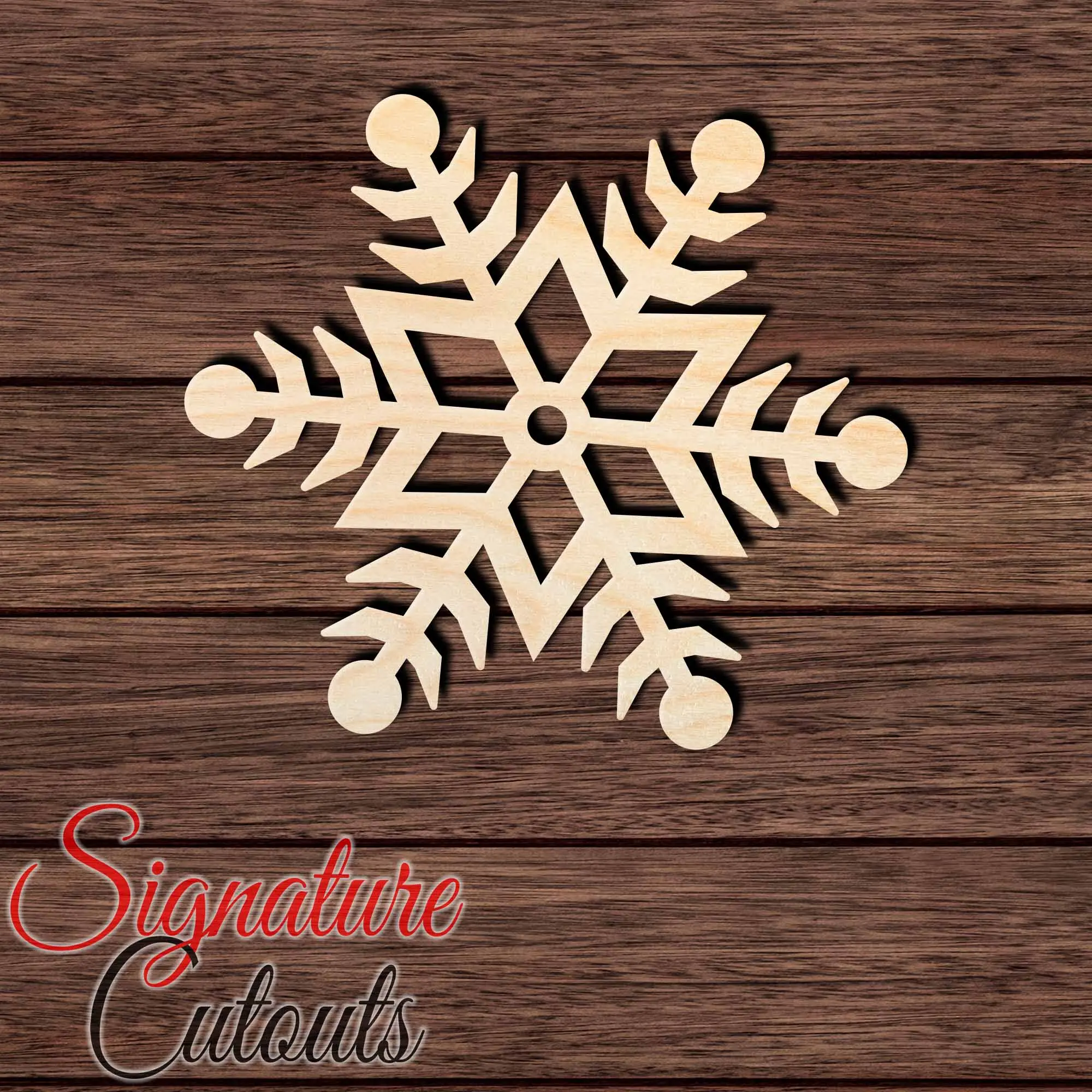 Snowflake 010 Shape Cutout