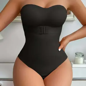 Seamless Strapless Shapewear Tummy Control Shortie Bodysuit For Women Hipster Sculpt Body Shapern Shapers Corset