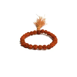 Nepali Rudraksha Bead Wrist Mala - Stretchy