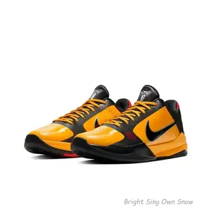 Kobe 5 Protro Bruce Lee Stylish, Comfortable, Slip-resistant, Durable, Versatile Basketball Shoes