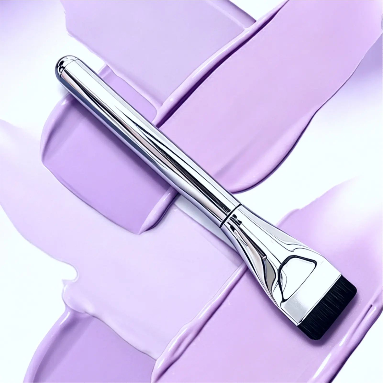 BeautyLabUS Viral Flat-Tipped Foundation Complexion Brush - Single Item, Dense-Bristle Synthetic Face Brush, No-Streak Flawless Application, Even Smooth Blend, No Product Waste, Dense-Bristle Face Brushes
