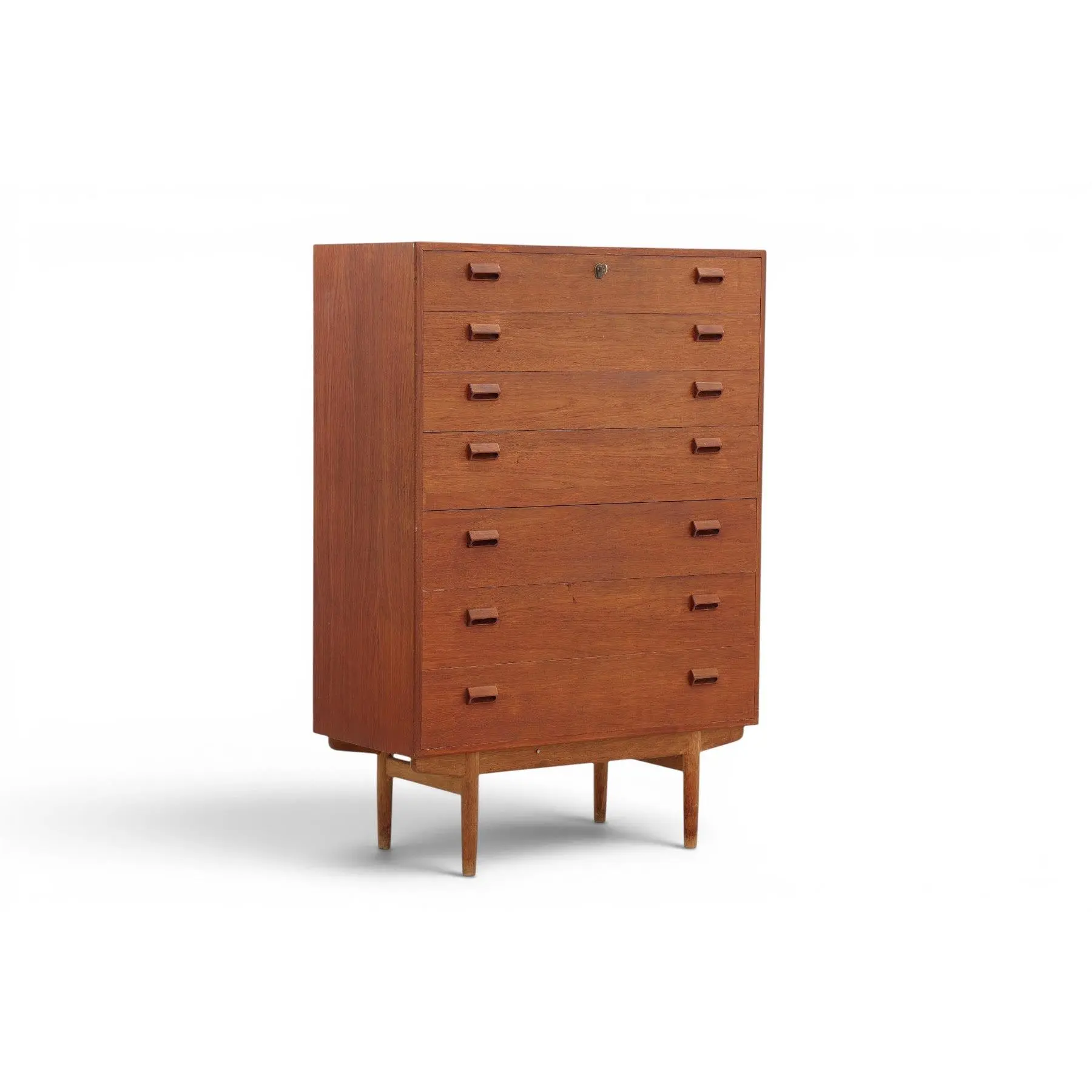 BØRGE MOGENSEN MASSIVE TEAK + OAK HIGHBOY DRESSER