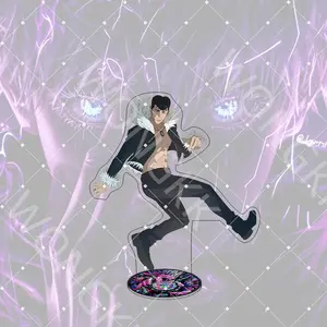 Anime Jujutsu Kaisen 15CM Acrylic Stand keychain Satoru Gojo Yuji Itadori Cute Figure Desk Decor Fans Collection Birthday Gift