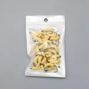 Soft Fishing Bait Set 30pcs, Realistic Maggot & Worm Fishing Lures 20mm Ultra Light Bionic Hooked Bait, Artificial Soft Bait Kit for Freshwater Fishing, Bass Trout & Outdoor Summer Fishing Trips outdoorfun