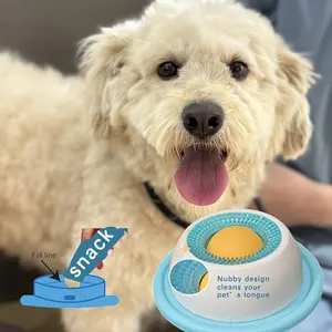 Pet Lick Mat Slow Feeder for Dogs/Cats Licking Pad for Wet Food, Treats, Anxiety Relief, Teeth Cleaning, Interactive Puzzle Toy