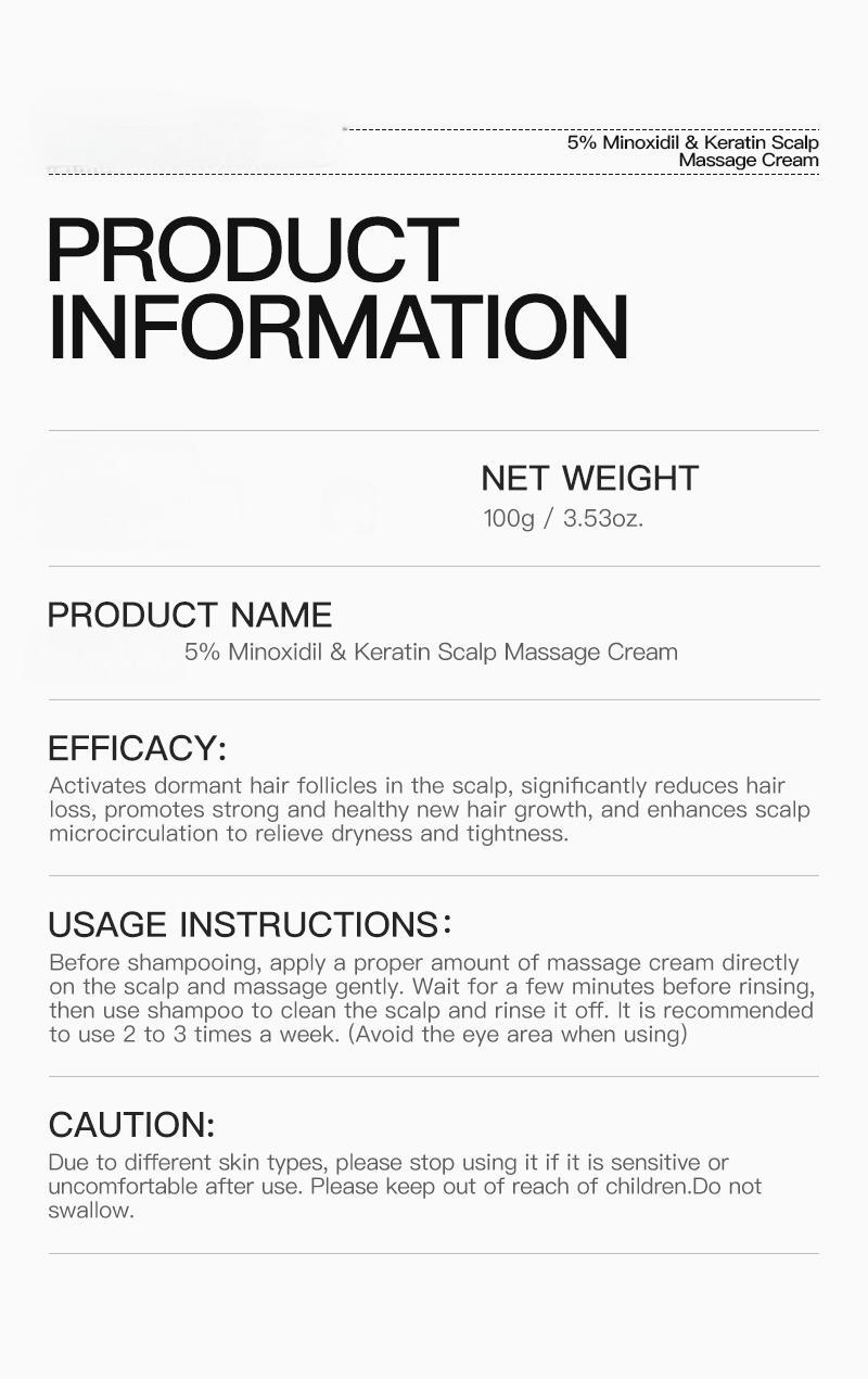 Buy 3 Get 3 Free 5% Minoxidil & Keratin Scalp Massage Cream for Hair Growth Treatment Men Women Nano Foam Essence Fast Regrowth Prevent Loss