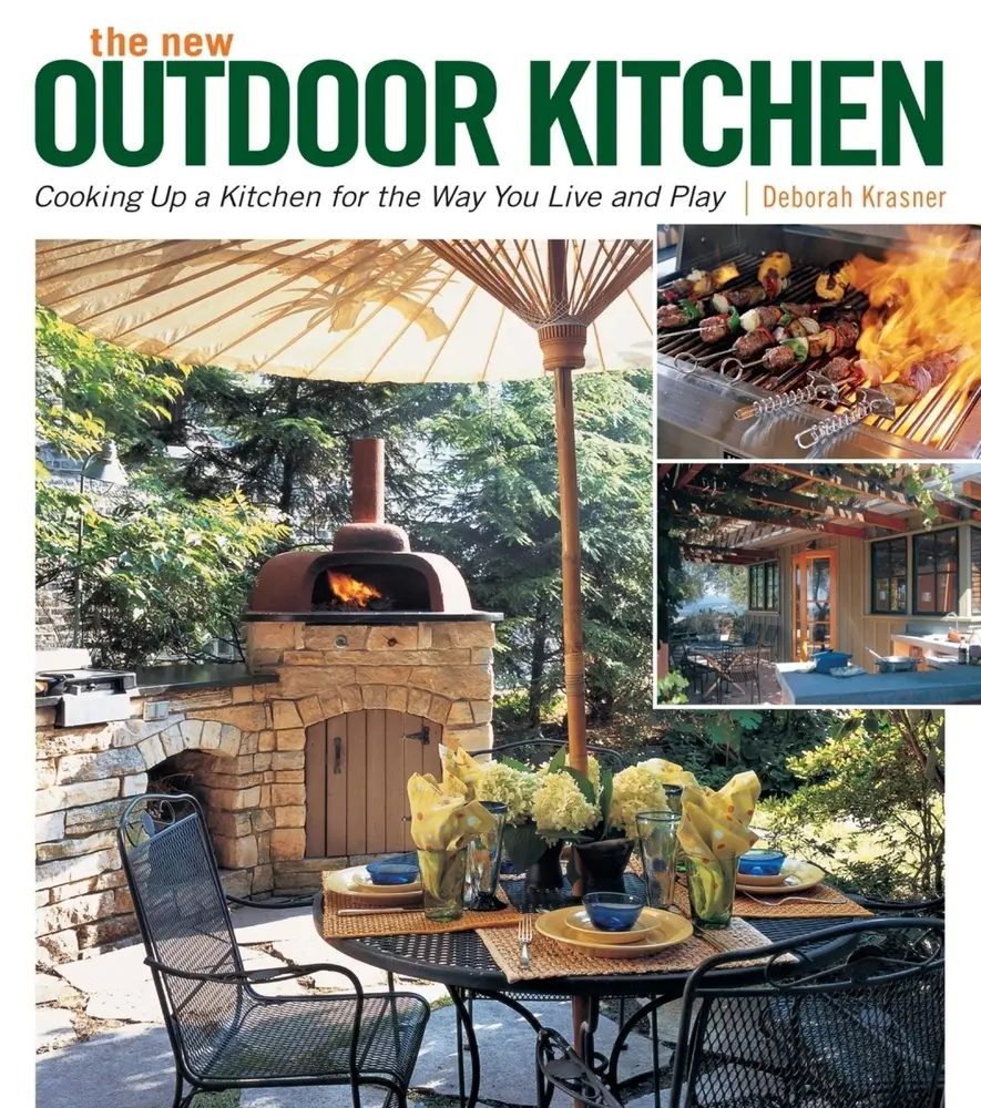 USED Book - The New Outdoor Kitchen: Cooking Up a Kitchen for the Way You Live and Play by Krasner, Deborah (Paperback) - english