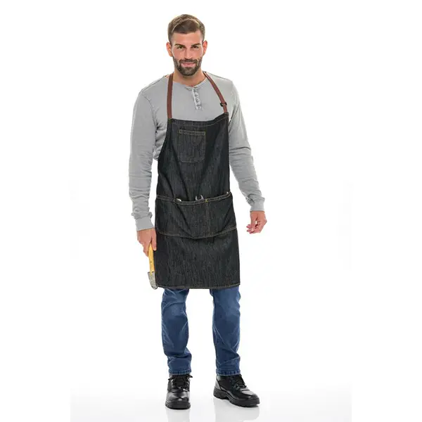 SKYLINEWEARS Heavy Duty Denim Work Apron With Pockets