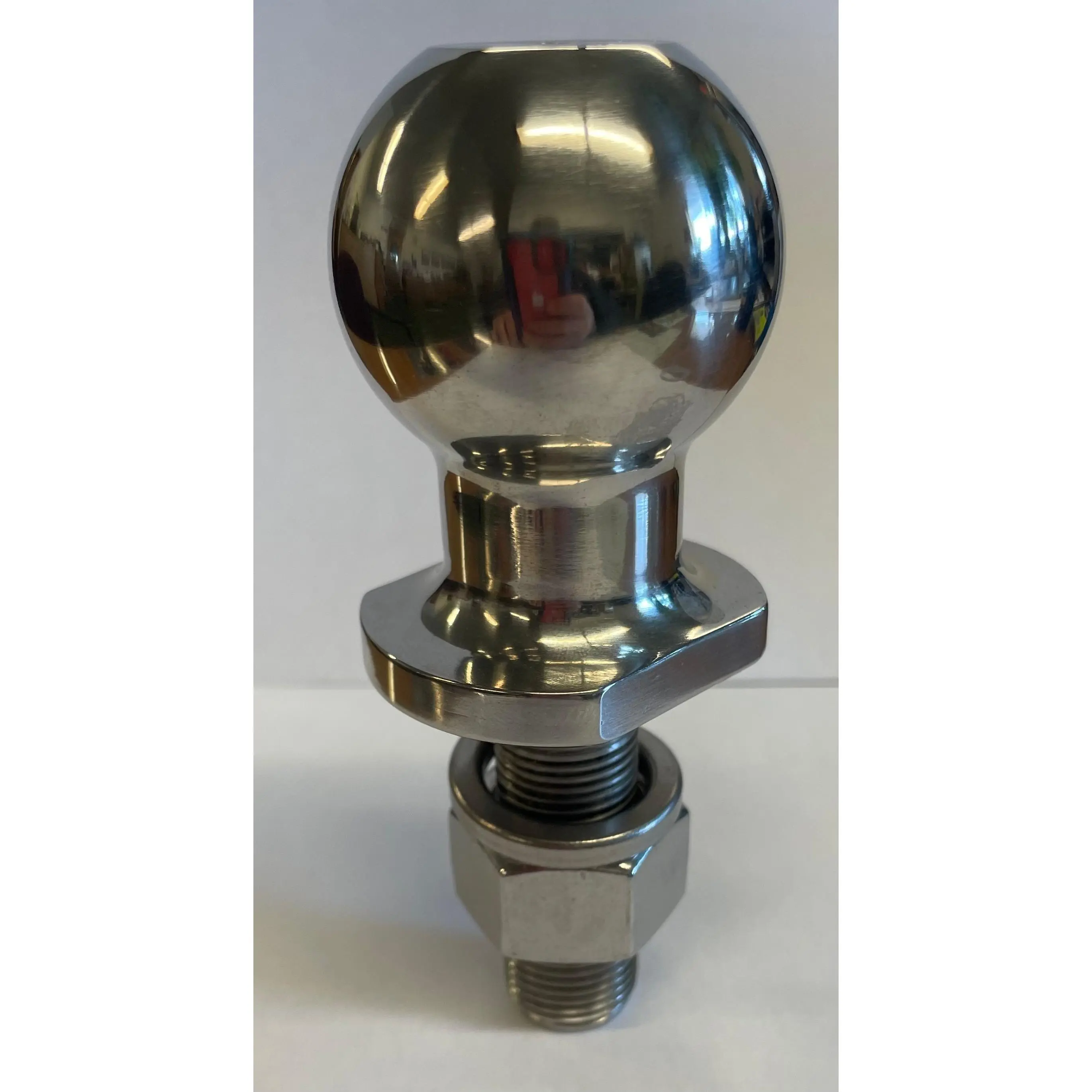 3/4" Shank 1 7/8" One Piece Ball, Stainless Steel, Rated 2,000 lbs. GVW