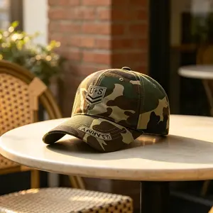 Unisex Military Tactical Embroidered Baseball Cap, Army-Style Outdoor Trucker Hat for Large Head Sizes, Mens Hats