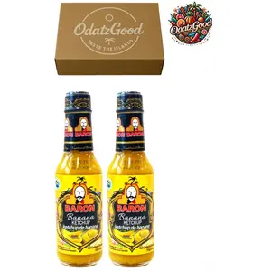 Baron Banana Ketchup 5.5oz (155g) – Product of Saint Lucia – Curated & Packaged by ODatzGood