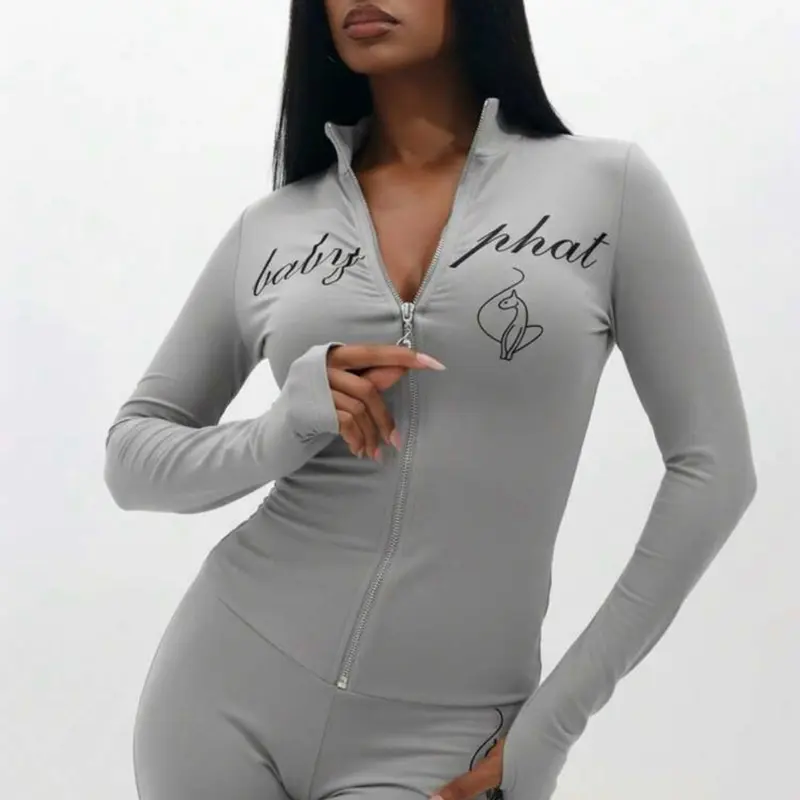 Women’s 2 Piece ‘Baby Phat’ Set (Gray)