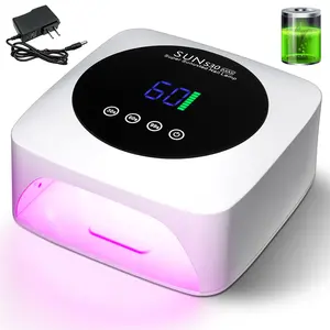 UV LED Nail Lamp, Rechargeable Gel Nail Drying Machine, Timer Function, Auto Sensor, Portable Professional Nail Curing Light, Gift Ideas