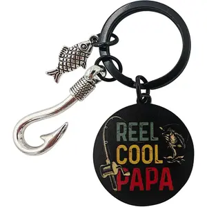 Father's Day Cool Fishing Gifts for Men, Dad and Grandpas: Cool fishing Keychain Presents and Birthday Gift Ideas for Fisherman Lovers and Male Family Members