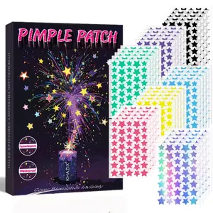 280/840pcs Colorful Star-Shaped Patches, Soft Non-Irritating, Perfect for Daily Face Use & Personal Care, All-Day Adhesive Effect