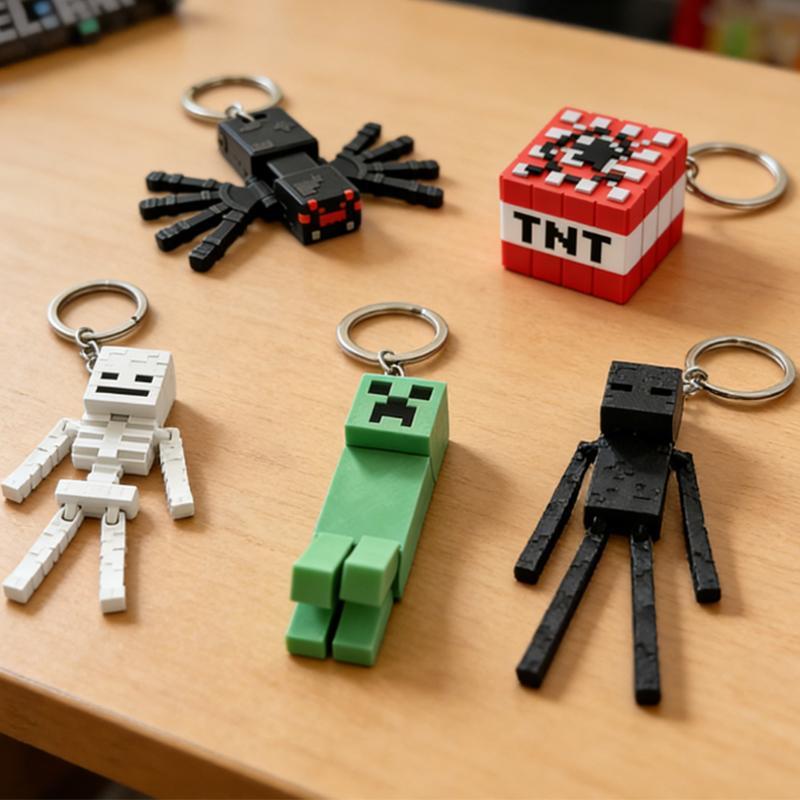 Five-Piece Decorative Character Figurine Set — A gamer’s delight, suitable for home and desktop decor; a gift that appeals to little boys