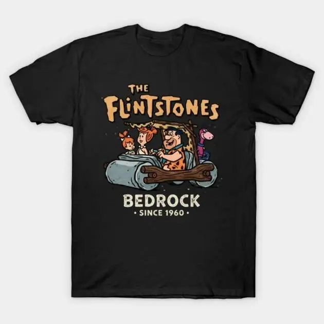 The Flintstones Bedrock Since 1960 Retro Cartoon T-Shirt