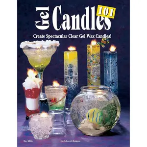 Gel Candles 101: Create Spectacular Clear Gel Wax Candles (Design Originals) Basic Instructions for Faux Drink Candles, Whipped Wax, Dessert Candles, Stained Glass Effects, Layering Colors, and More Paperback – January 1, 2000