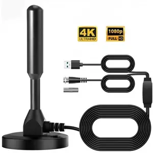 Rod Ebay Digital TV Antenna, Hdtv Antenna for Atsc Dvb-T, Omnidirectional Signal Reception, European and American Style