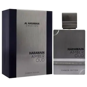 Al Haramain Amber Oud Carbon Edition Eau De Parfum Spray 60ml (2.0 oz) - Long-Lasting Men’s Cologne