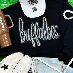 Buffaloes Sequin Patch
