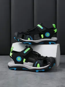 Boy's Sport Sandals, Casual Comfortable Breathable Sandals for Daily Wear, Fashionable Versatile Sports Sandals for Kids, Slip Resistant Sandals