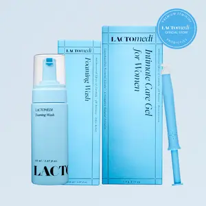 LACTOMEDI Intimate Care Gel & Foaming Wash - Gentle Daily Feminine Comfort & Cleansing Vaginitis Relief Personal Hygiene Liquid