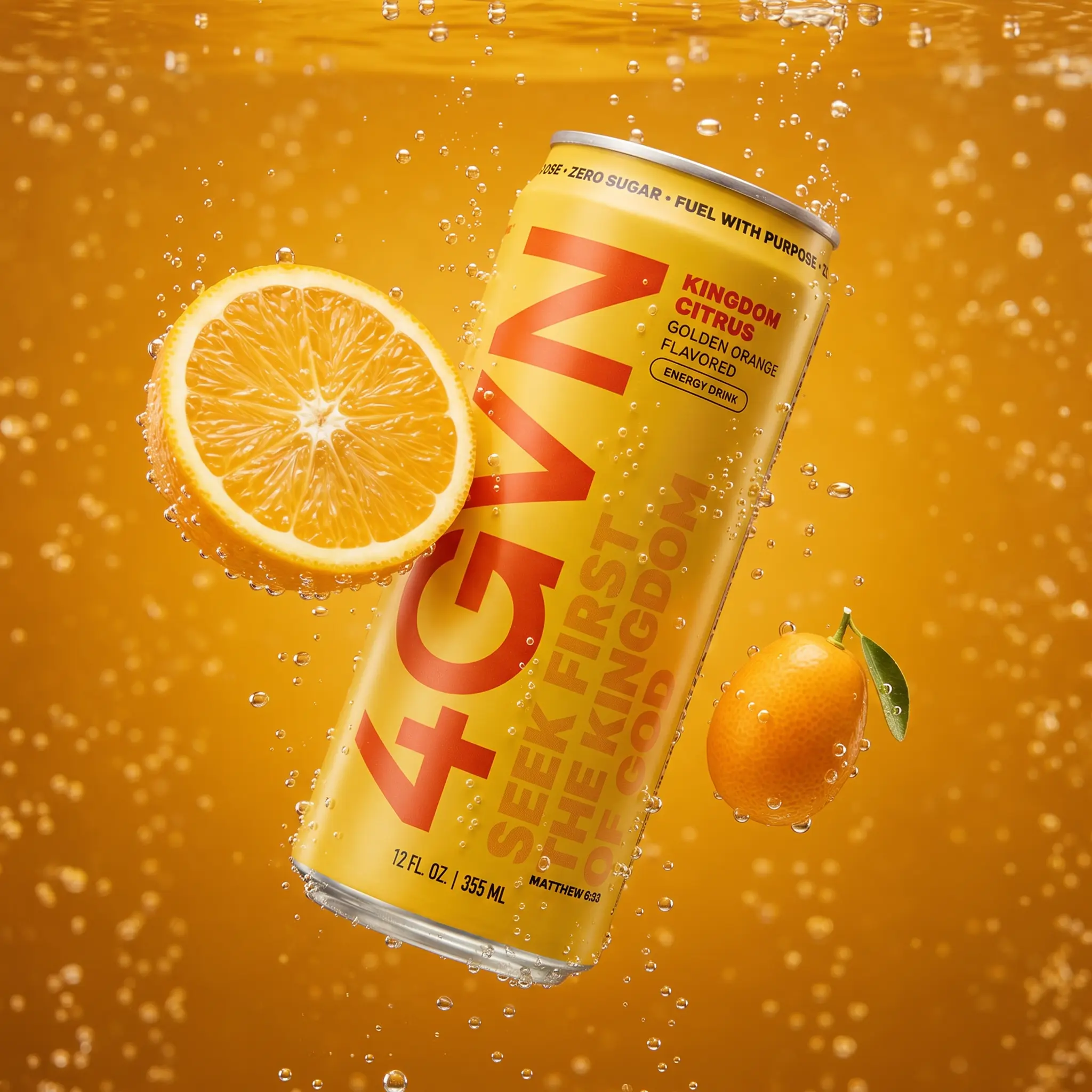 Kingdom Citrus - Golden Orange 4GVN Energy Drink | Zero Sugar | 200mg Caffeine Sport Natural Kingdom Citrus - Golden Orange 4GVN Energy Drink | Zero Sugar | 200mg Caffeine Sport Natural